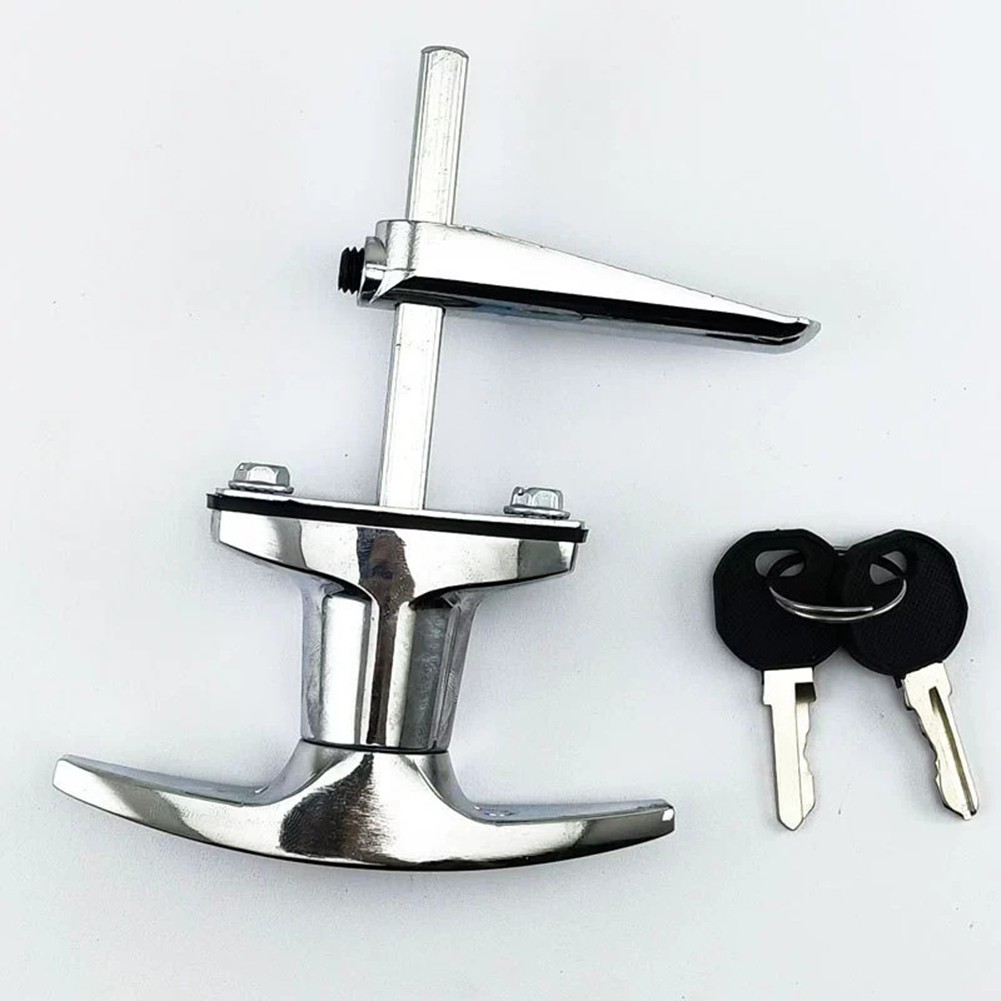 Camper Shell Lock T-Handle Locking Mechanism Camping High Security Lock
