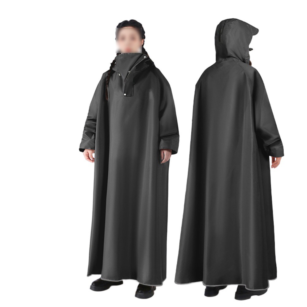 Full Body Waterproof Motorcycle Raincoat With Thickened Extended Sleeves Design