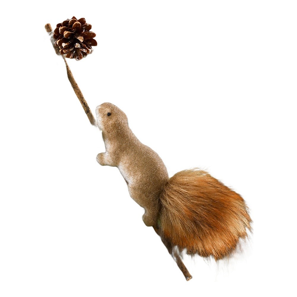 Decorative Squirrel Animal Ornaments for Christmas Tree Holiday Display