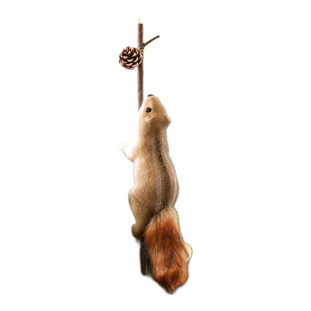 Decorative Squirrel Animal Ornaments for Christmas Tree Holiday Display