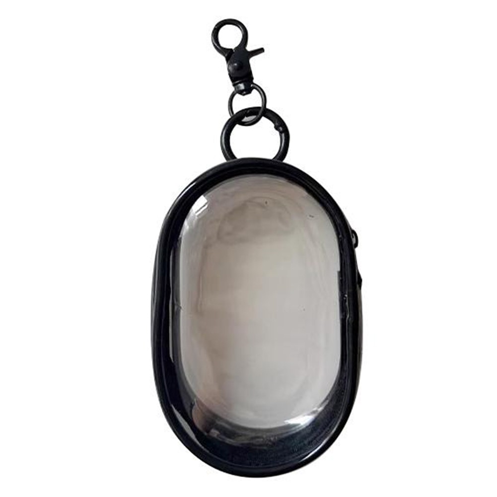 Clear Bag Charm PVC Key Pendant Compact Size Design Functional Key Organizer