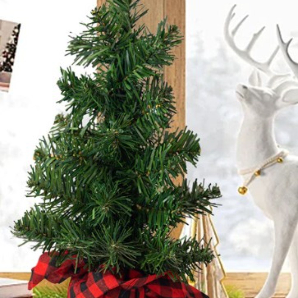 Charming Checkered Christmas Trees in 20cm, 30cm & 40cm - Perfect Holiday - Picture 12 of 18