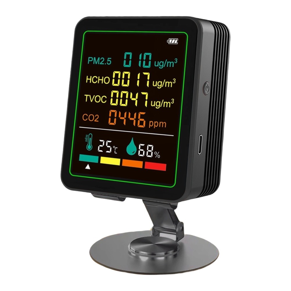 6in1 Indoor Air Quality Monitor Portable PM2 5 TVOC Temp Humidity Detector - Picture 14 of 19