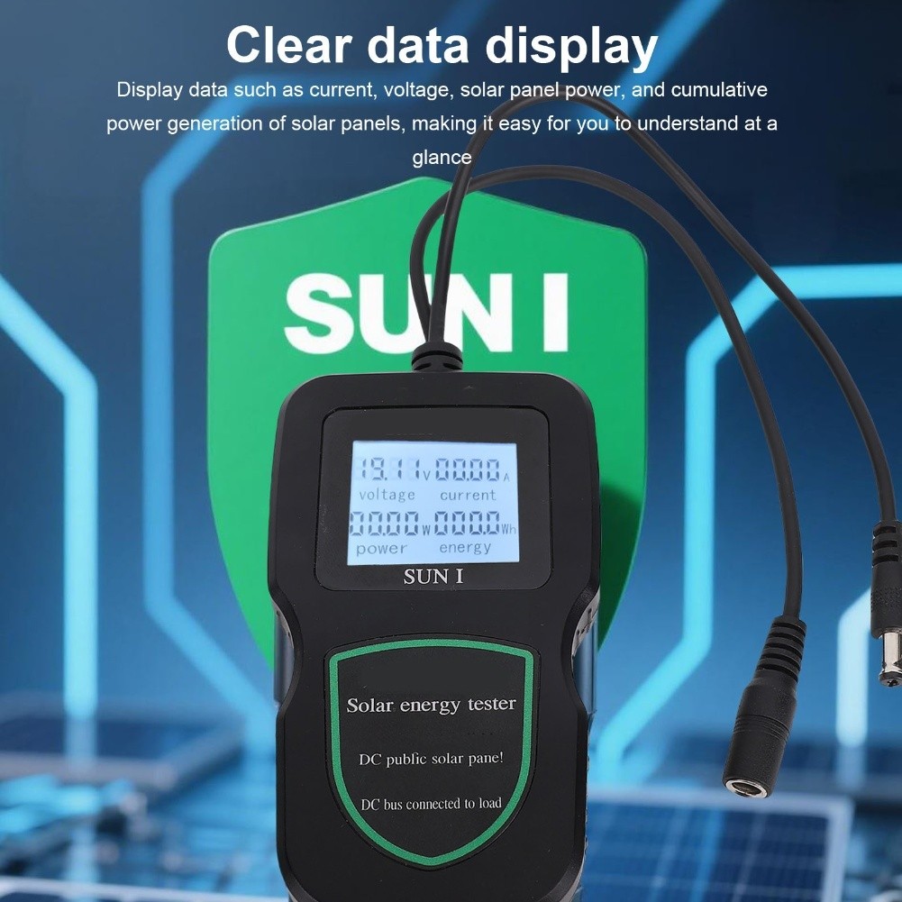 Photovoltaic Multimeter Compact Solar Tester Efficient Solar Panel Testing