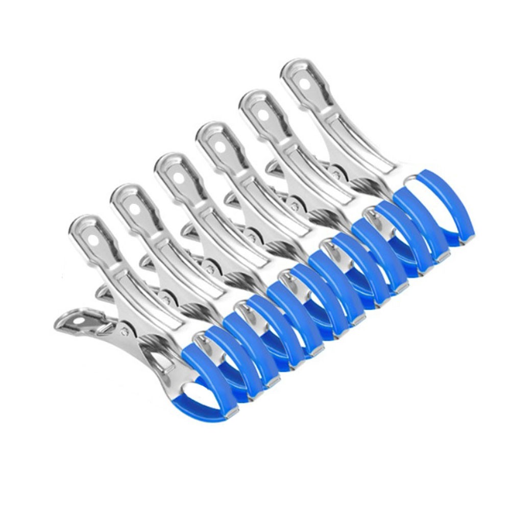 6PCS 30PCS Stainless Steel Pool Clips Windproof Scratch Resistant Pool Covers