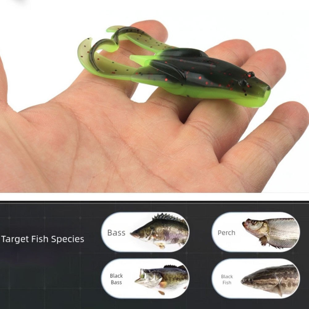 3pcs Frog Fishing Lure 7 5cm 8g with Sound Beads for Bass Black Fish Fishing - Picture 26 of 32