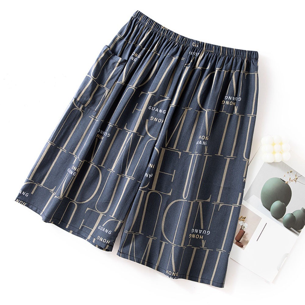Loose Plus-size Shorts Cotton Silk Home Shorts Casual Gatherings Comfortable Fit - Picture 13 of 13