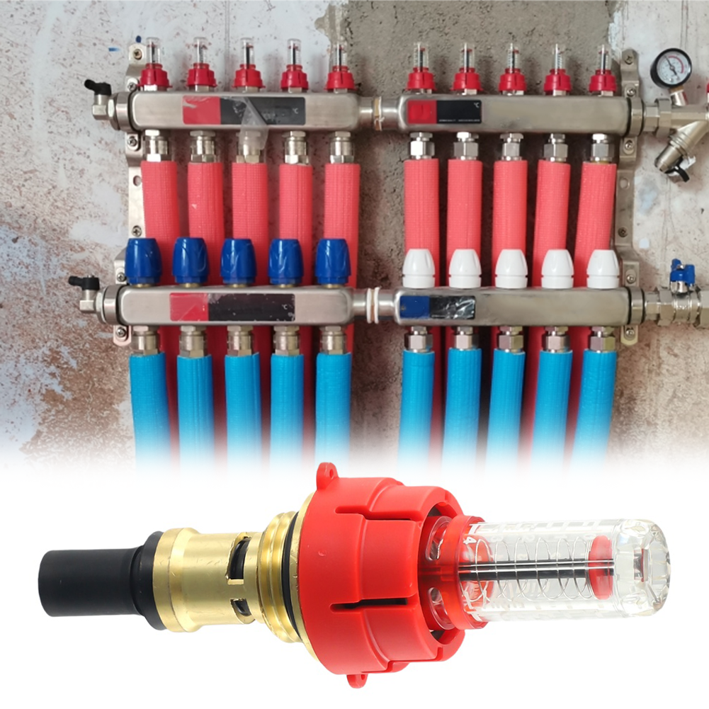 Hydronic Flow Meter Regulator for Underfloor For Heating Manifold Sizes G12 G38