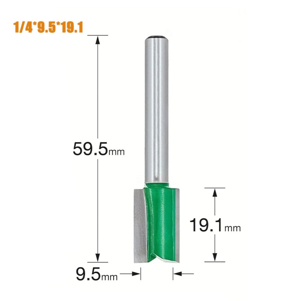 12 Shank Straight Router Bit for Reliable Performance in Wood Projects