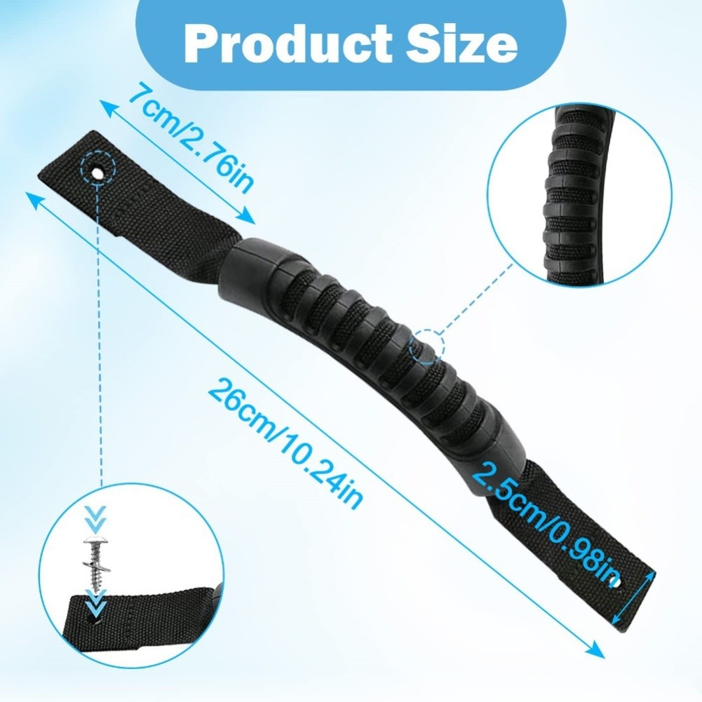 Ergonomic For Kayak Handle with Anti Slip Woven Strap for Canoe and Luggage Use - Picture 14 of 29