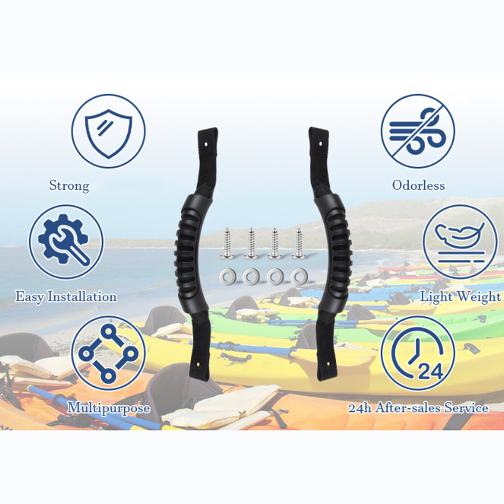 Ergonomic For Kayak Handle with Anti Slip Woven Strap for Canoe and Luggage Use - Picture 23 of 29