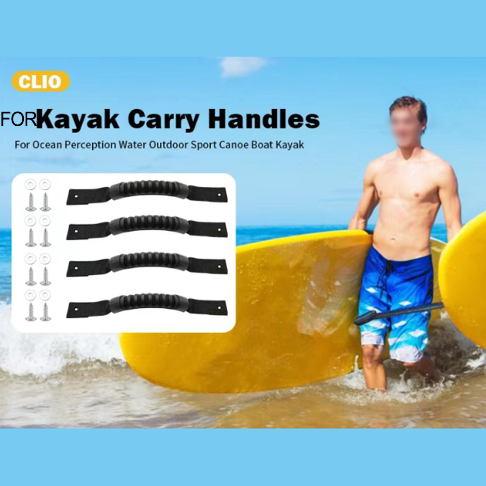 Ergonomic For Kayak Handle with Anti Slip Woven Strap for Canoe and Luggage Use - Picture 28 of 29