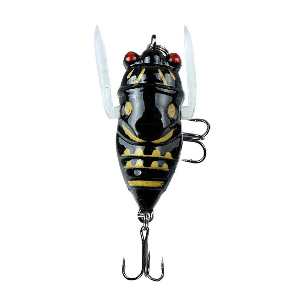 Floating Insect Lure 4cm 6g with Movable Wings for Freshwater Topwater Fishing - Picture 8 of 10