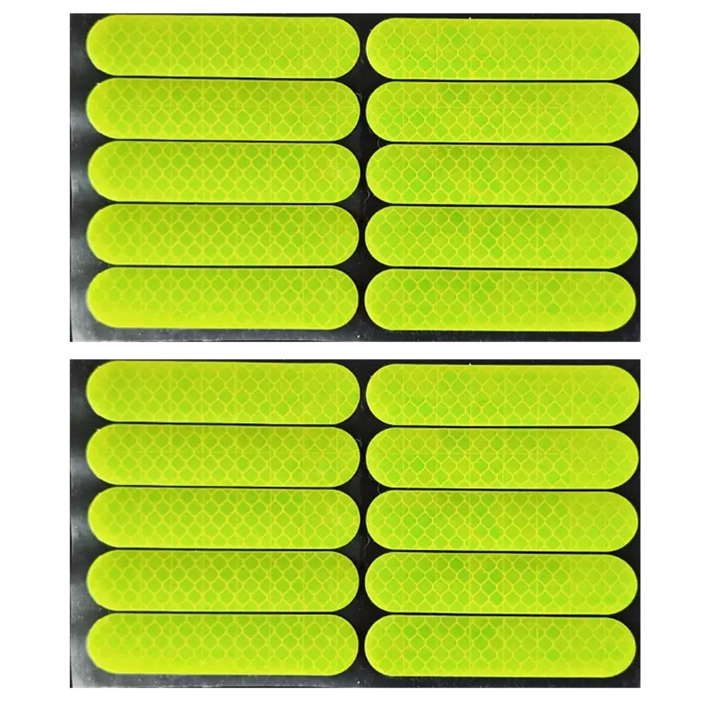 Self Reflective Sticker Strips Waterproof 20Pcs for Vehicle Visibility