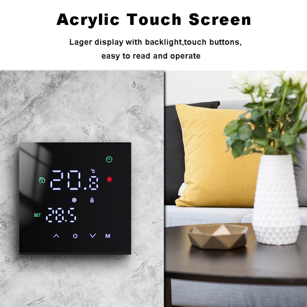 Temperature Regulator Thermostat with Touch Screen LCD for Home and Office Use - Picture 14 of 26