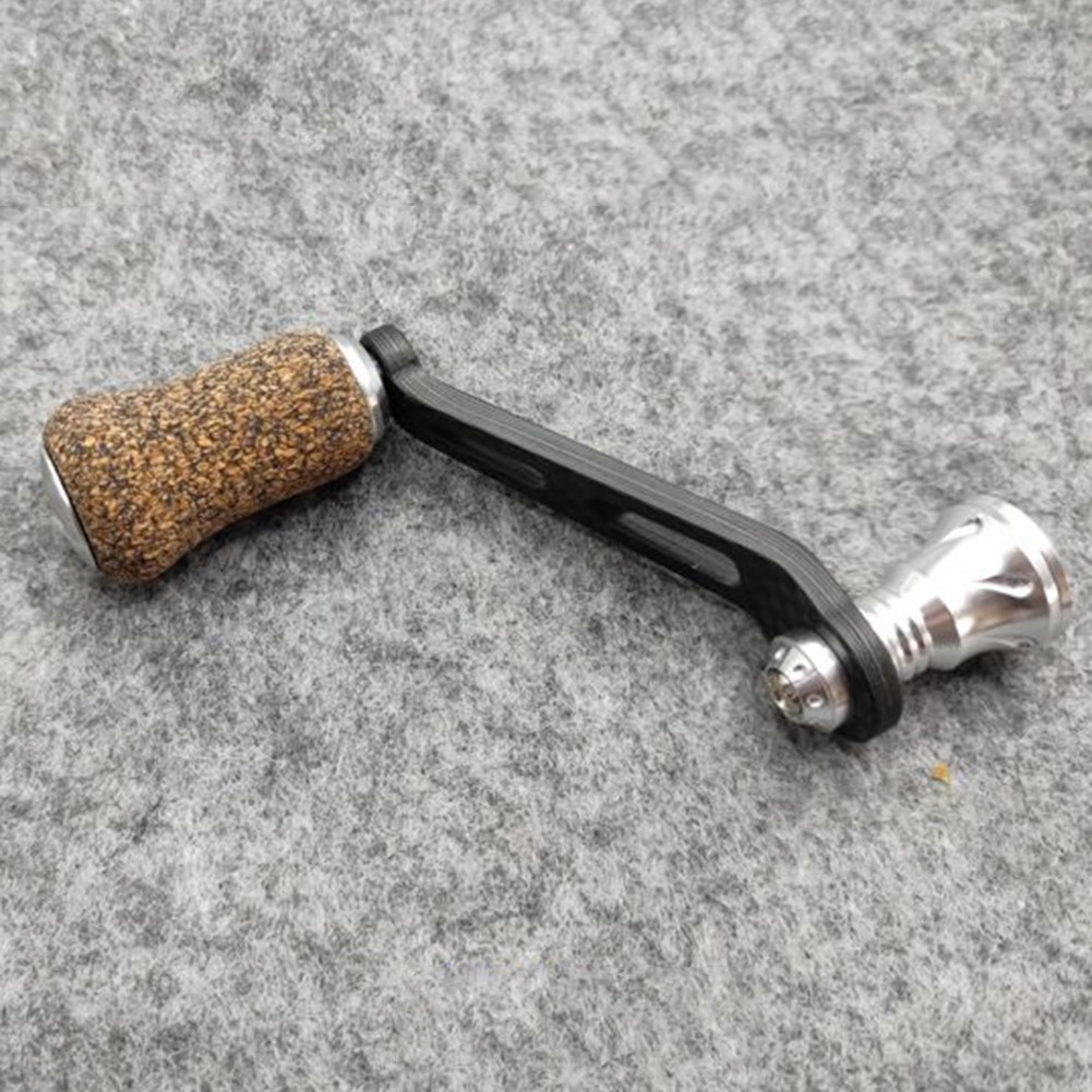 Rubber Cork Handle 70MM Knob Carbon Fibre Material Ergonomic Grip Screw-in Type - Picture 16 of 22
