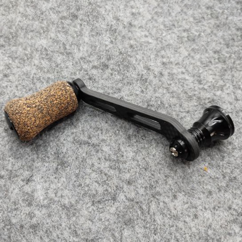 Rubber Cork Handle 70MM Knob Carbon Fibre Material Ergonomic Grip Screw-in Type - Picture 18 of 22