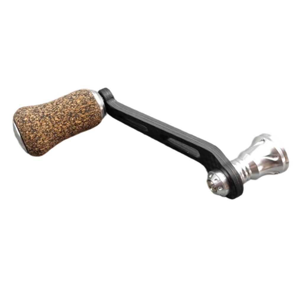 Rubber Cork Handle 70MM Knob Carbon Fibre Material Ergonomic Grip Screw-in Type - Picture 15 of 22