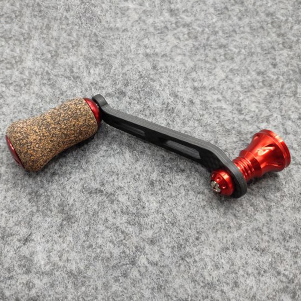 Rubber Cork Handle 70MM Knob Carbon Fibre Material Ergonomic Grip Screw-in Type - Picture 20 of 22
