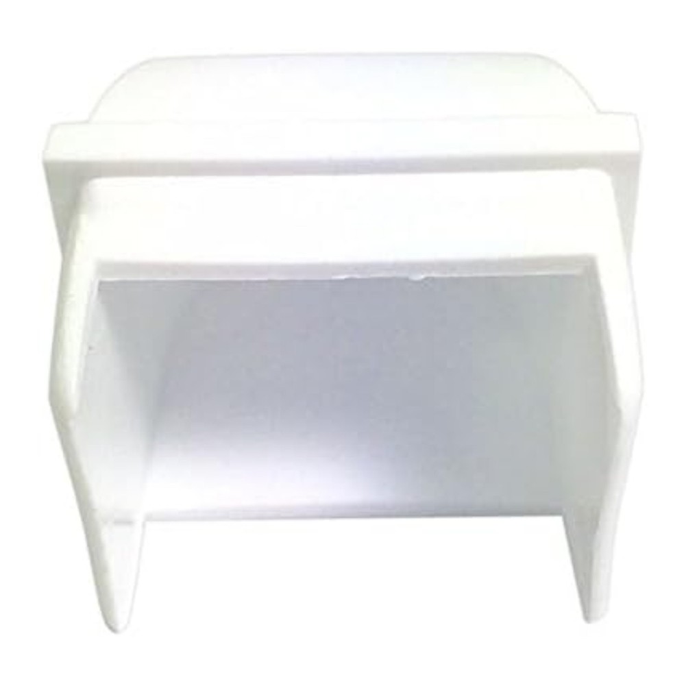 Pool Fence Post Covers White PP Fits 1 5 Inch Square Posts Easy Installation