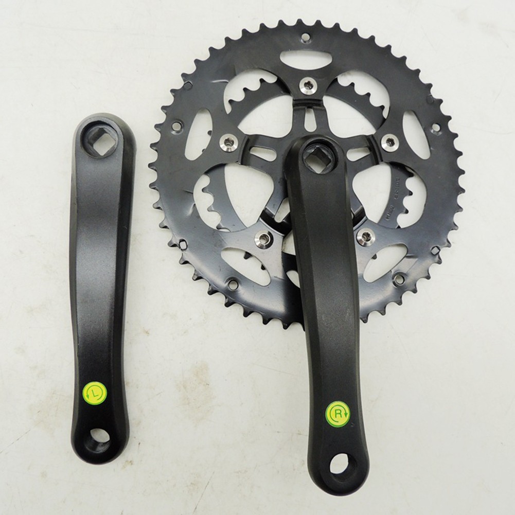 Tidevib Pédalier De Vélo Double 50 34 Dents AL6061 En