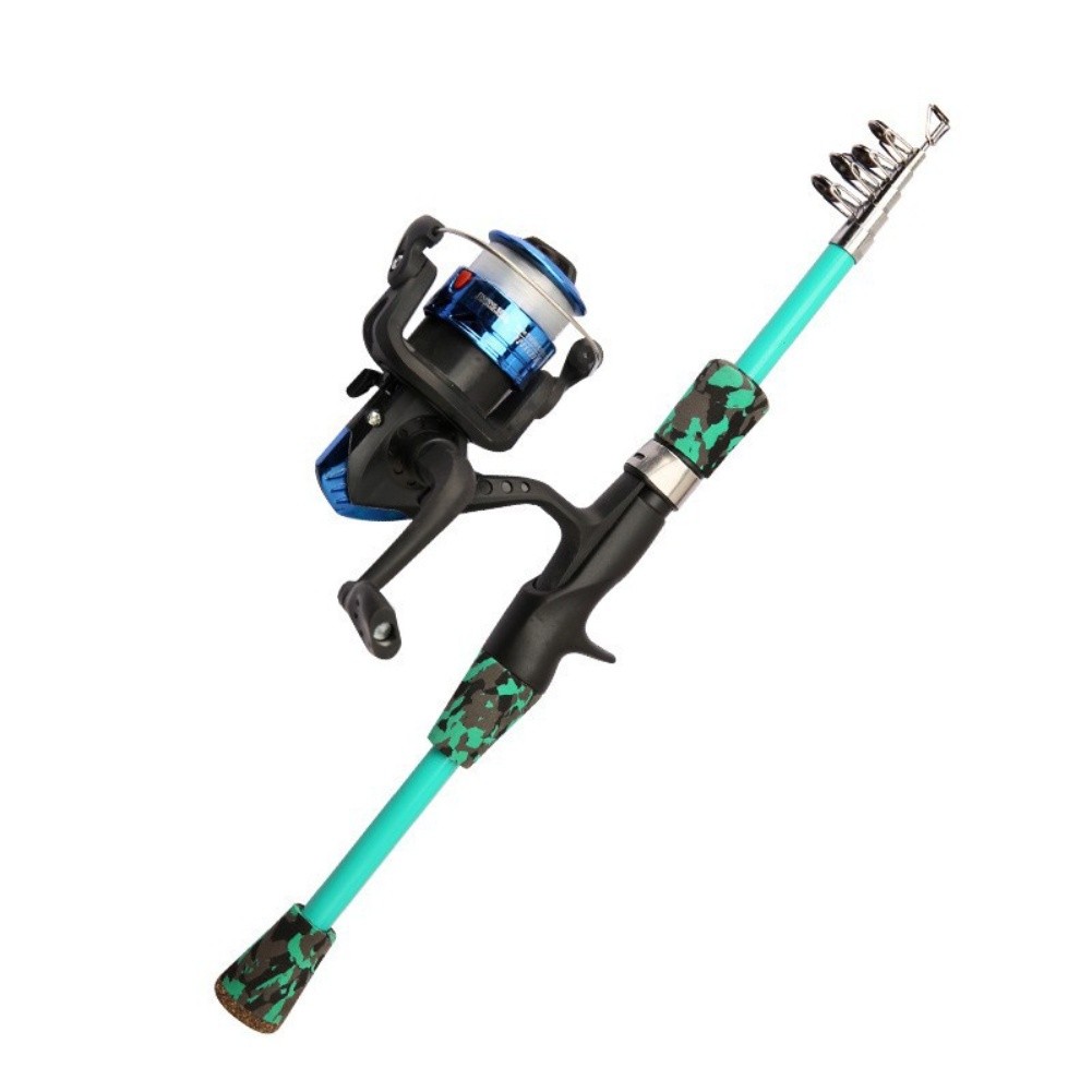 Fishing Rod and Reel Set for Kids Lightweight Telescopic Pole with Complete Kit - Picture 33 of 37