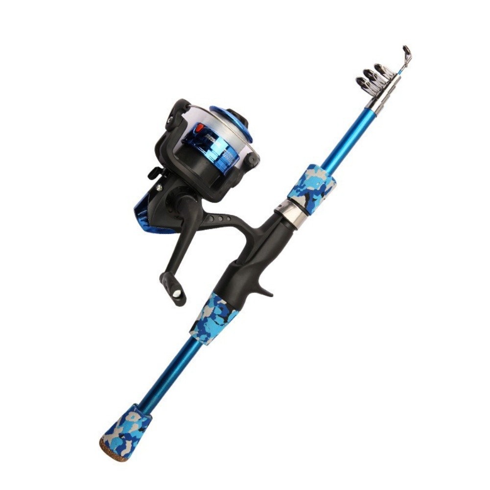 Fishing Rod and Reel Set for Kids Lightweight Telescopic Pole with Complete Kit - Picture 34 of 37