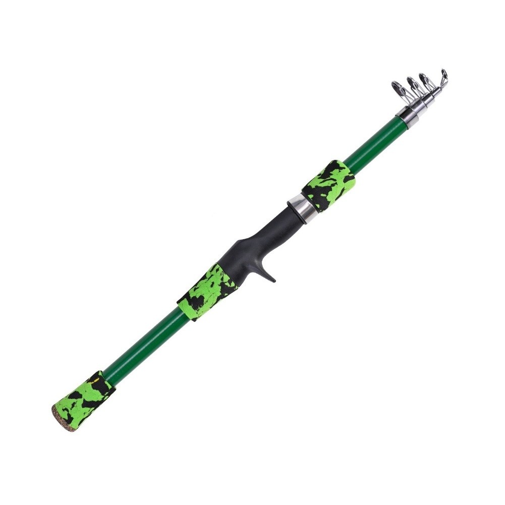Children Fishing Pole Set with Fiberglass Rod Reel and Complete Fishing Kit