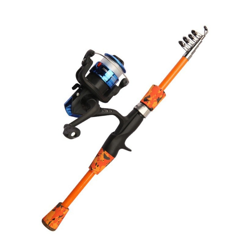 Fishing Rod and Reel Set for Kids Lightweight Telescopic Pole with Complete Kit - Picture 37 of 37