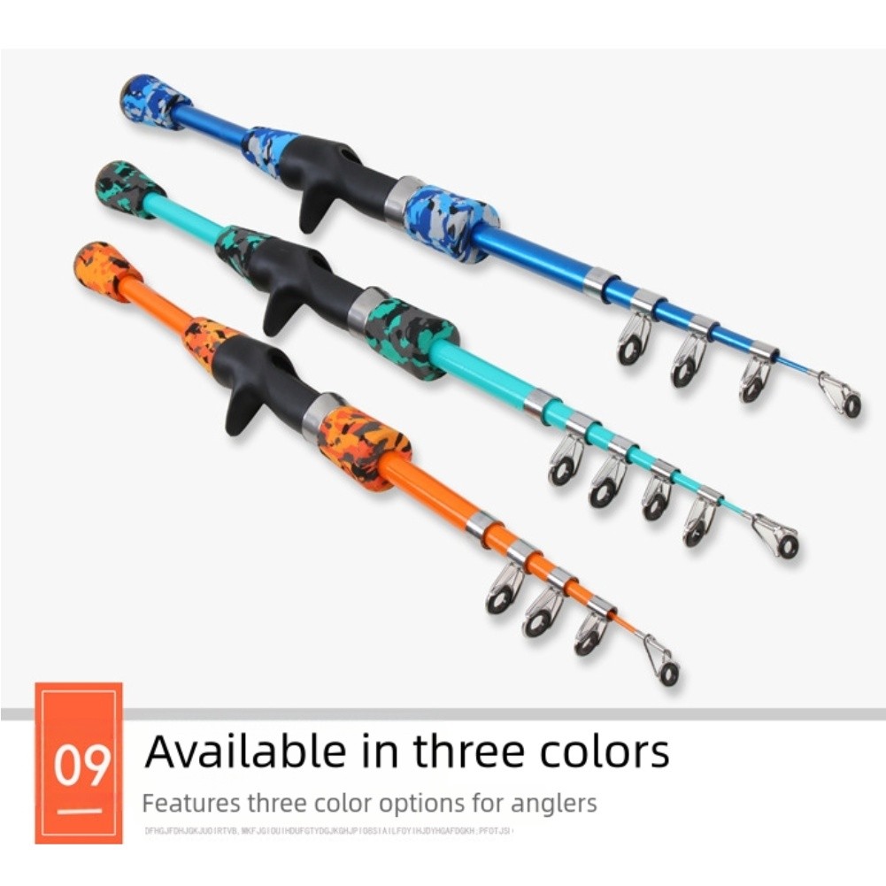 Fishing Rod and Reel Set for Kids Lightweight Telescopic Pole with Complete Kit - Picture 29 of 37