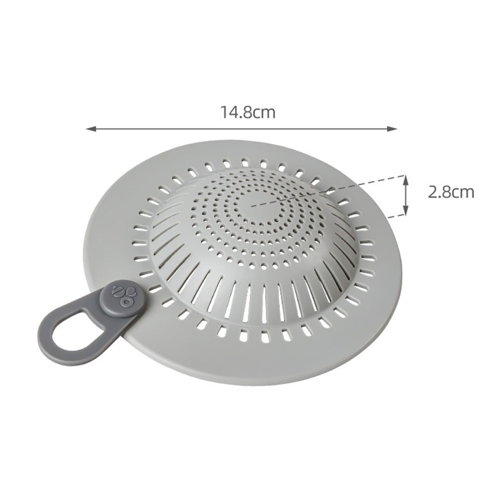 Shower Drain Strainer Silicone 3 PCS Double Filtration Anti Slip Design - Picture 5 of 5