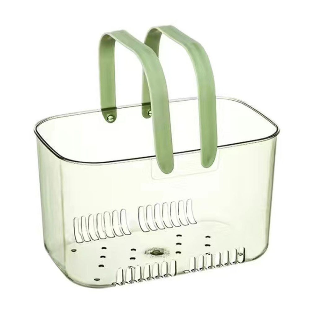 Cestello Doccia Leggero Plastica Trasparente per Bagno Ripostiglio e Drenaggio - Picture 16 of 16