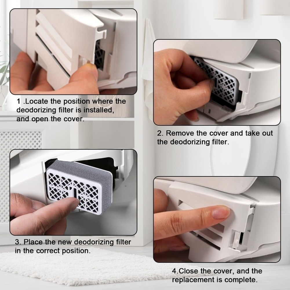 WC Desodorierungsfilter Ersatz 24 Stück für TOTO THU6474 01 SW3054 Serie - Bild 25 von 28