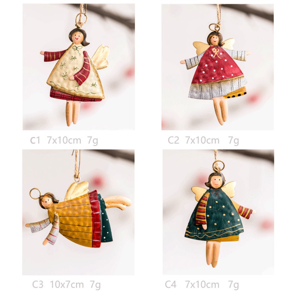 Christmas Angel Pendants Attention-Catching Ornaments Charming Holiday Decor - Picture 24 of 35