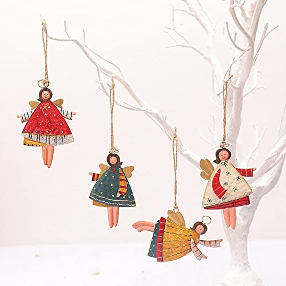 Christmas Angel Pendants Attention-Catching Ornaments Charming Holiday Decor - Picture 27 of 35