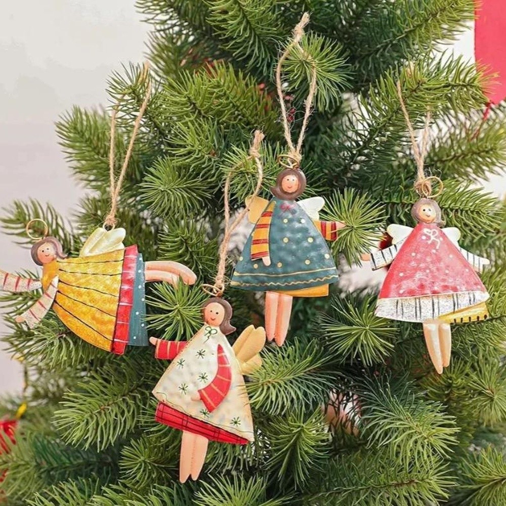 Christmas Angel Pendants Attention-Catching Ornaments Charming Holiday Decor - Picture 28 of 35