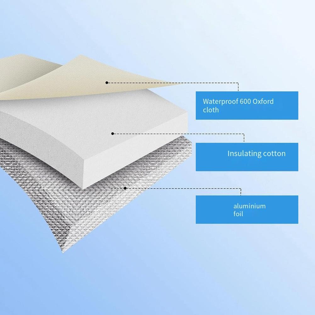 Wetterfeste Brunnenpumpenabdeckung mit 5-lagiger Isolierung und Frostschutz - Bild 15 von 28