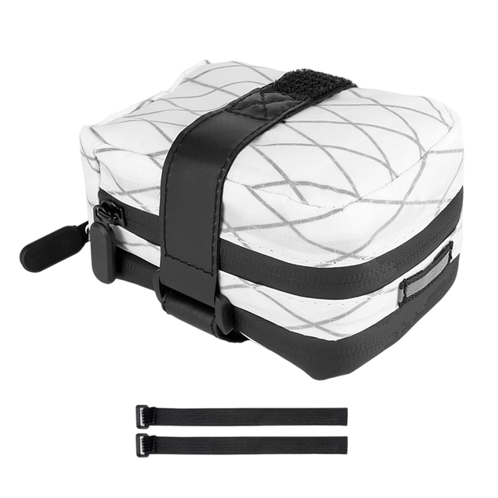 Compact Bicycle Saddle Bag With Bottle Strap Waterproof For Road Cycling Use