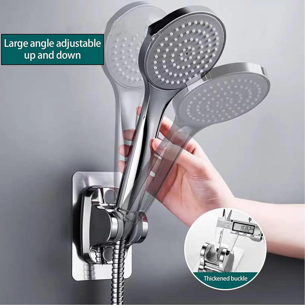 Support de Douche Épaissi Réglable avec Montage Facile pour Pommeau de Douche - Picture 19 of 25