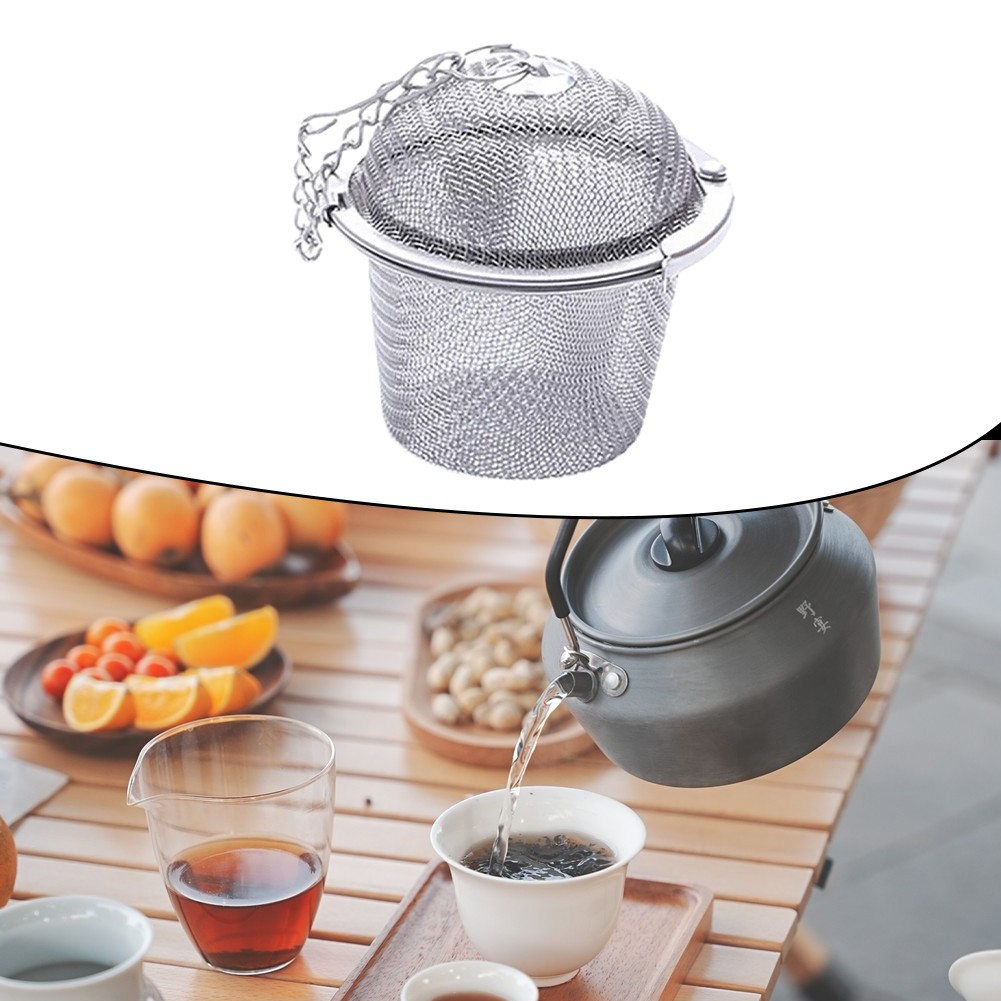 Large Stainless Steel Tea Infuser Ball for Loose Leaf and Spice Brewing Uses