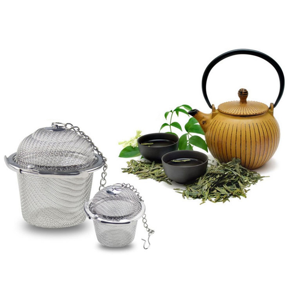Large Stainless Steel Tea Infuser Ball for Loose Leaf and Spice Brewing Uses