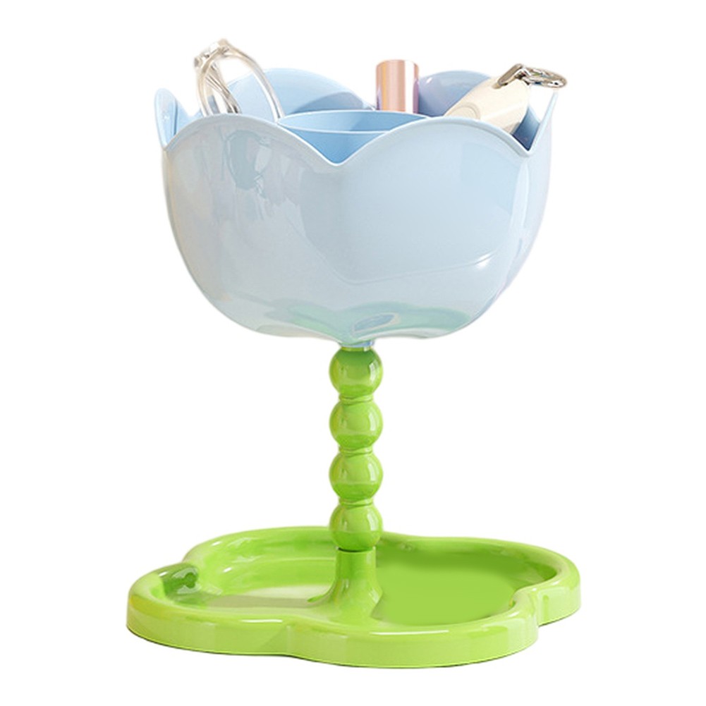 Double Layer Flower Shaped Storage Rack for Living Room with Functional Use