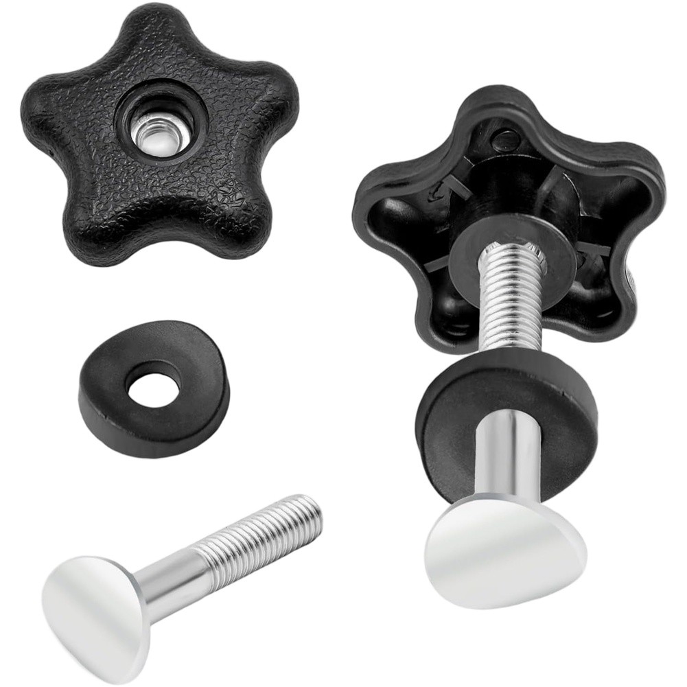 2 Pack For Toro Lawnmower Handle Knob Set Replacement Includes Washers Bolts