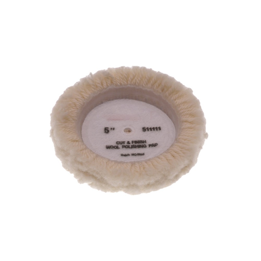 Reusable Wool Polishing Pads Compatible with Pneumatic and Electric Polishers