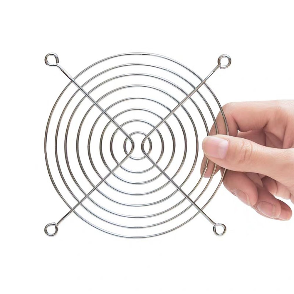 12cm Cooling Fan with Controller and Metal Mesh Protection for Electronics