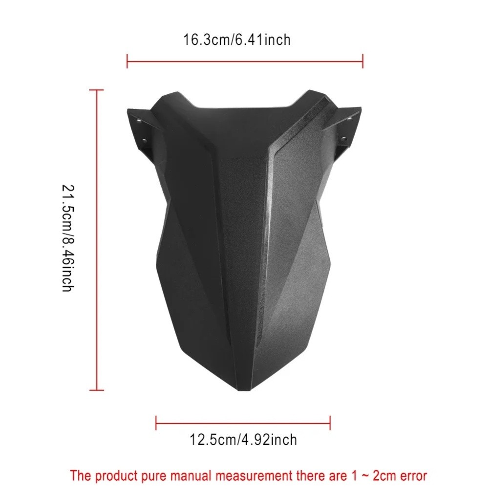 Scooter Mudguard ABS Plastic Mudguard Bad Weather Riding Anti-aging Material