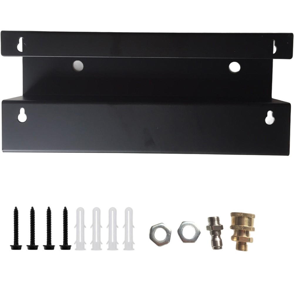 Wall Mounted Metal Storage Rack for Pressure Washer Accessories and Tools