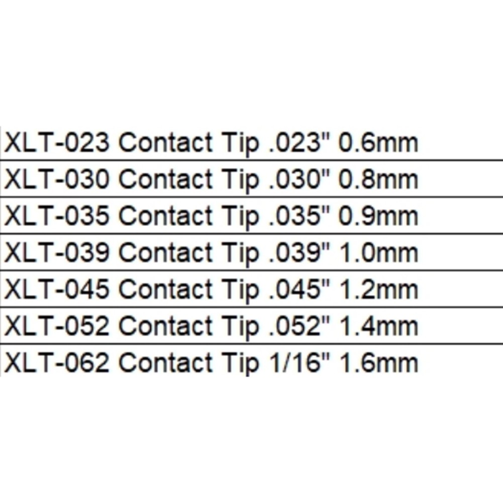 T-Series Tips Contact Tips Anti-loosening Design Improved Conductivity