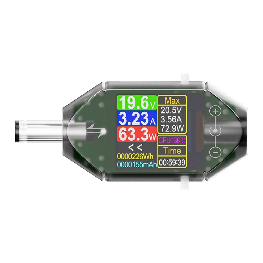 600W DT550 Digital Voltage and Current Tester DC5.5x2.5 Power Capacity 600W DT550 Digital Voltage and Current Tester DC5.5x2.5 Power Capacity