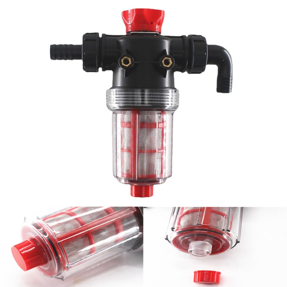 Irrigation Water Pump Filter Inline Strainer with Double Layer Fine Mesh Design